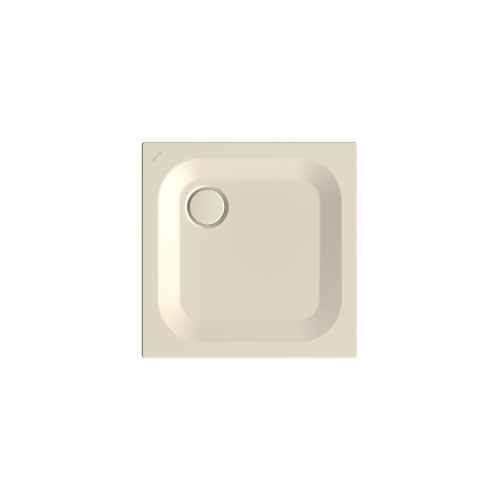 Bette Ultra Duschwanne Pergamon 700x700x25/30mm BetteGlasur Plus Rechteck GT-Stahl... BETTE-5719-001PLUS 4038565477612 (Abb. 1)