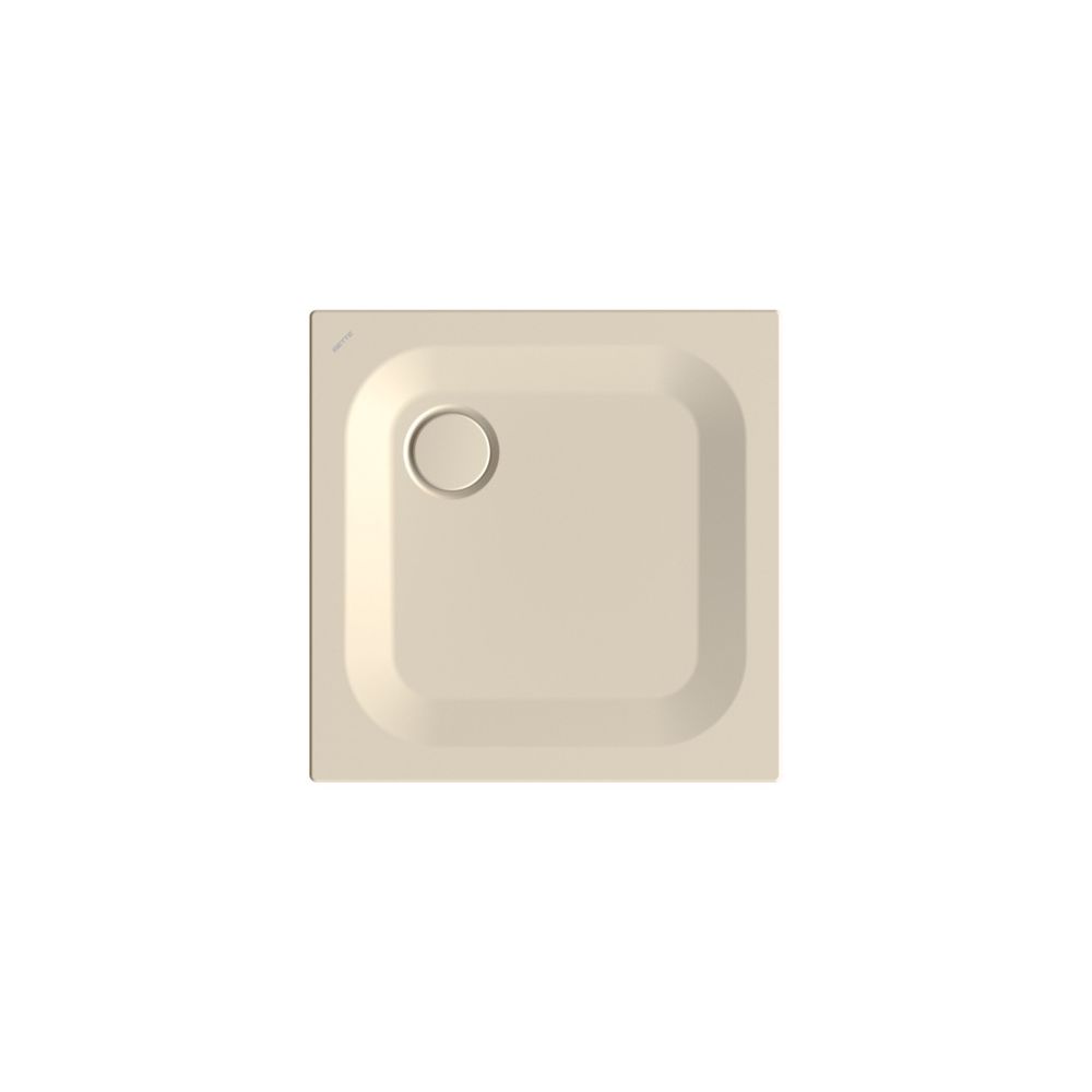 Bette Ultra Duschwanne Jasmin 700x700x25/30mm BetteGlasur Plus Rechteck GT-Stahl... BETTE-5719-006PLUS 4038565477858 (Abb. 1)