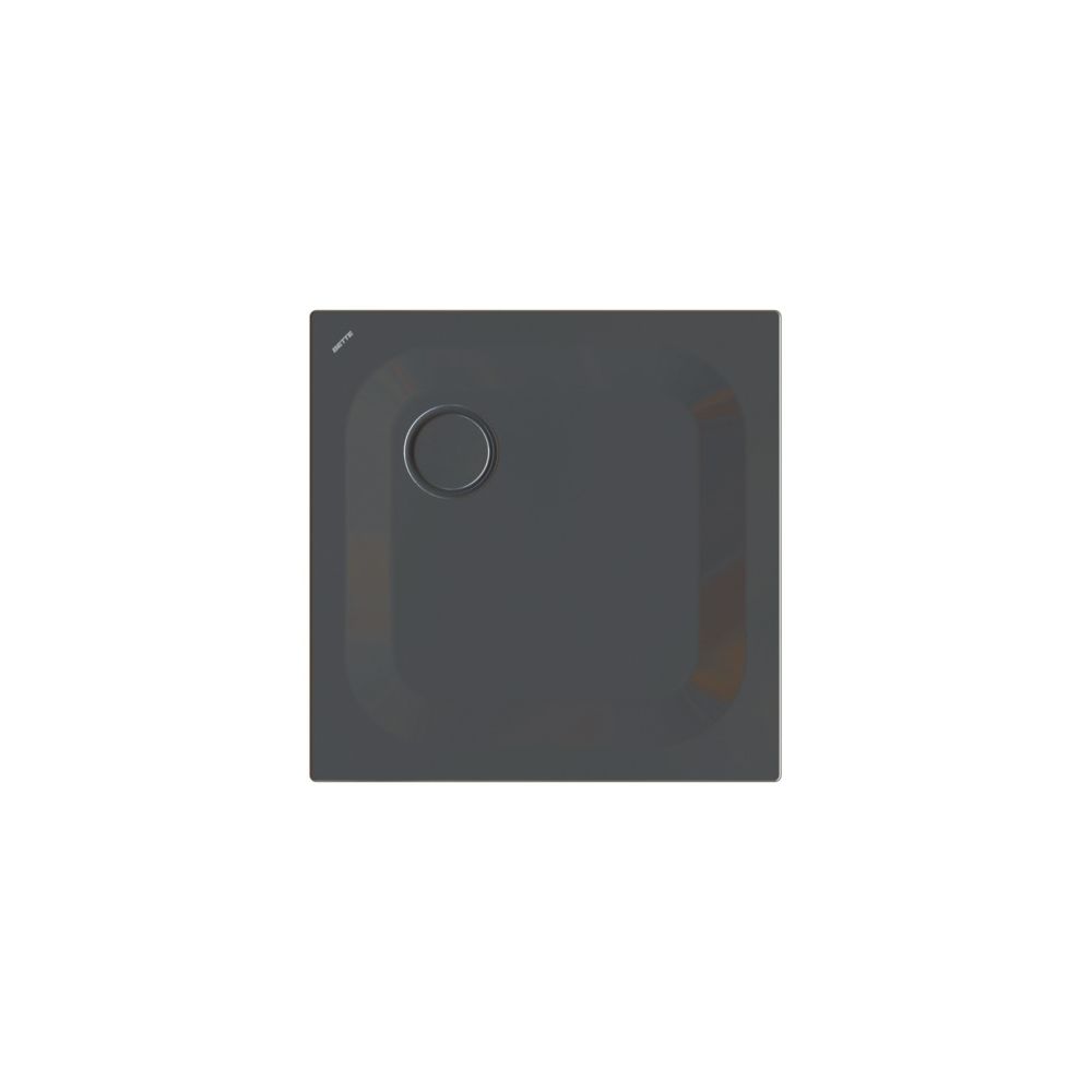 Bette Ultra Duschwanne Schwarz 700x700x25/30mm Rechteck mit Minimum-Träger GT-Stahl... BETTE-5719-056T1 4038565281189 (Abb. 1)