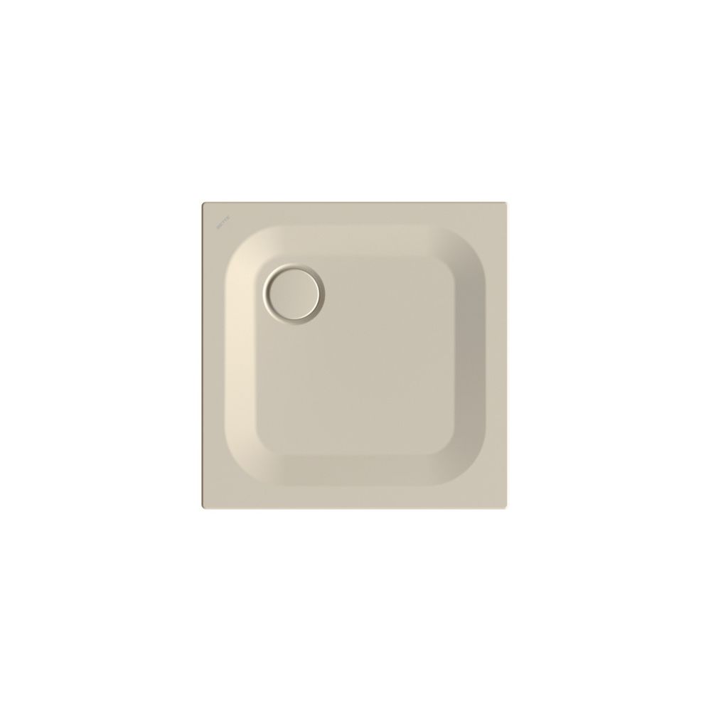 Bette Ultra Duschwanne Beige 700x700x25/30mm BetteGlasur Plus Rechteck GT-Stahl... BETTE-5719-422PLUS 4038565478787 (Abb. 1)