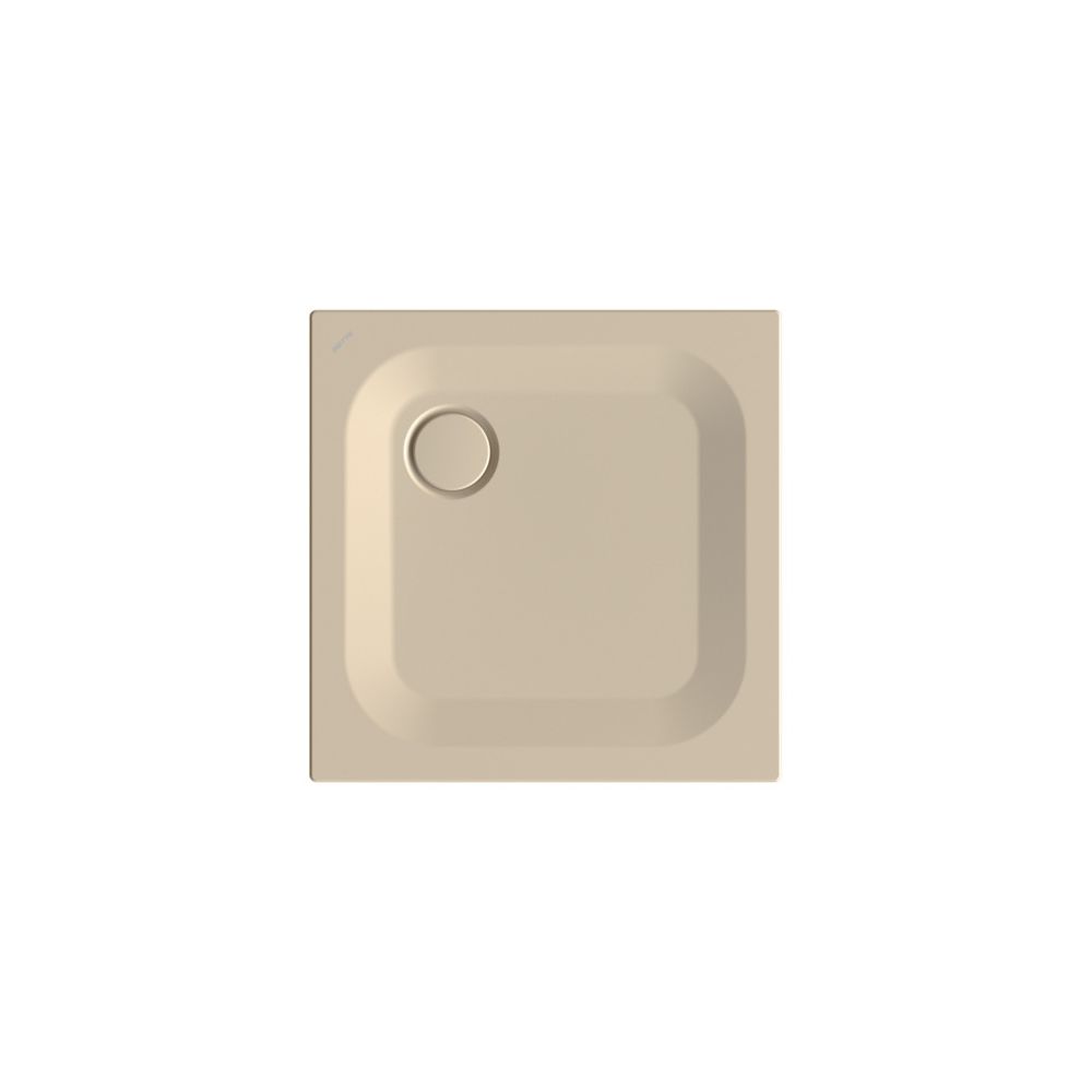 Bette Ultra Duschwanne Sand 700x700x25/30mm BetteGlasur Plus Rechteck GT-Stahl... BETTE-5719-424PLUS 4038565478886 (Abb. 1)