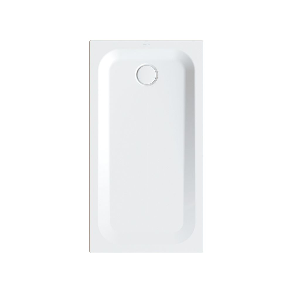 Bette Ultra Duschwanne Weiß 1300x700x35mm mit Wannenträger Rechteck GT-Stahl... BETTE-5784-000T1 4038565176904 (Abb. 1)