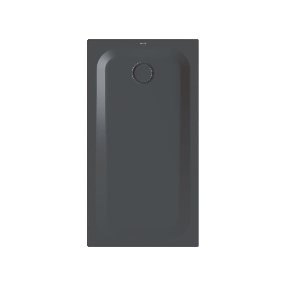 Bette Ultra Duschwanne Ebony 1300x700x35mm mit Wannenträger Rechteck GT-Stahl... BETTE-5784-035T1 4038565278288 (Abb. 1)