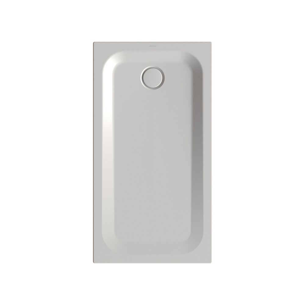 Bette Ultra Duschwanne Silver 1300x700x35/30mm BetteGlasur Plus Rechteck GT-Stahl... BETTE-5784-410PLUS 4038565483644 (Abb. 1)