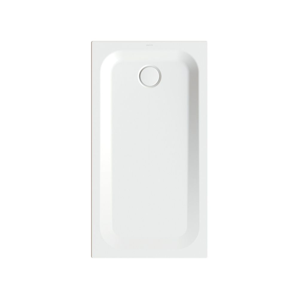 Bette Ultra Duschwanne Snow 1300x700x35mm mit Wannenträger Rechteck GT-Stahl... BETTE-5784-440T1 4038565177062 (Abb. 1)