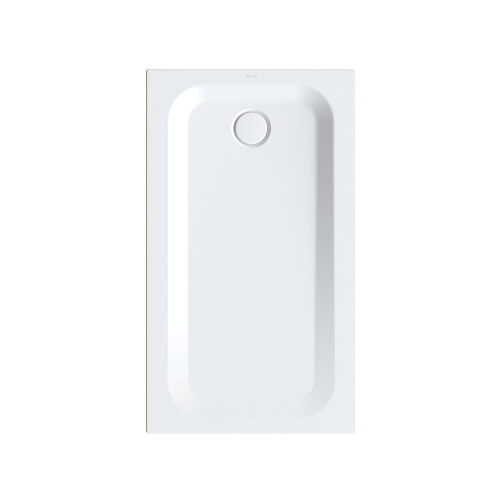 Bette Ultra Duschwanne Edelweiß 1300x750x35mm Rechteck mit Minimum-Träger GT-Stahl... BETTE-5785-004T1 4038565484887 (Abb. 1)