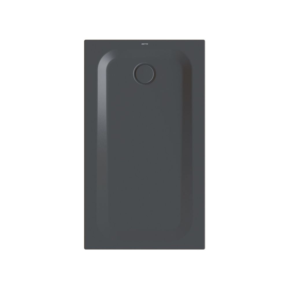 Bette Ultra Duschwanne Ebony 1300x750x35mm mit Wannenträger Rechteck GT-Stahl... BETTE-5785-035T1 4038565278349 (Abb. 1)