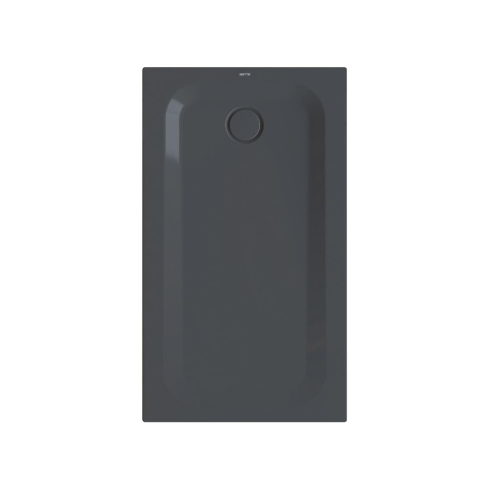 Bette Ultra Duschwanne Schwarz 1300x750x35mm Rechteck mit Minimum-Träger GT-Stahl... BETTE-5785-056T1 4038565278363 (Abb. 1)