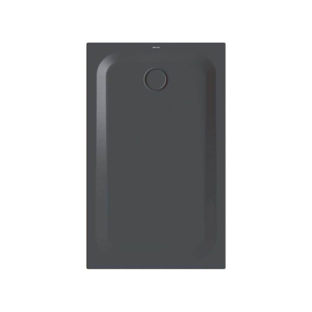 Bette Ultra Duschwanne Ebony 1300x800x35/30mm Rechteck mit Minimum-Träger GT-Stahl... BETTE-5786-035T1 4038565278394 (Abb. 1)