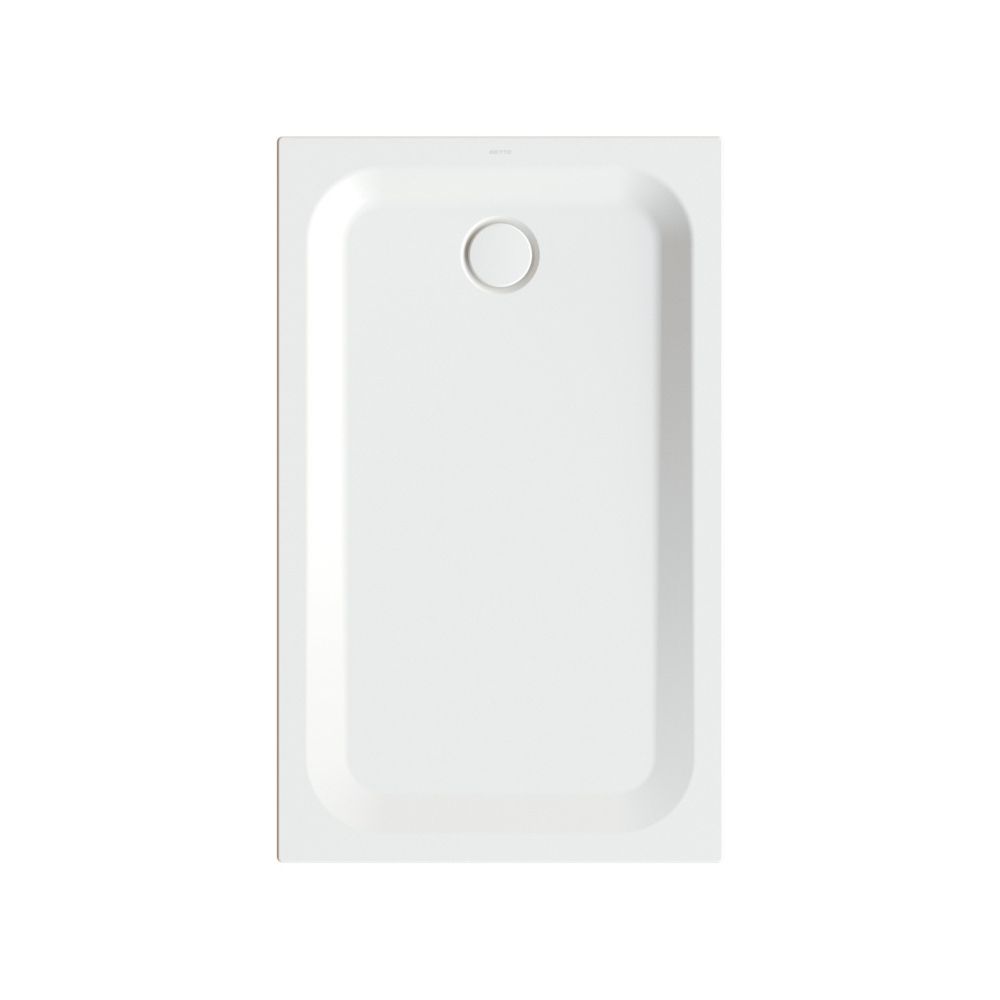 Bette Ultra Duschwanne Snow 1300x800x35/30mm BetteGlasur Plus Rechteck GT-Stahl... BETTE-5786-440PLUS 4038565160903 (Abb. 1)