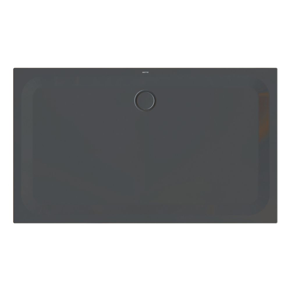Bette Ultra Duschwanne Schwarz 1700x1000x35/30mm Rechteck mit Minimum-Träger GT-Stahl... BETTE-5806-056T1 4038565279988 (Abb. 1)