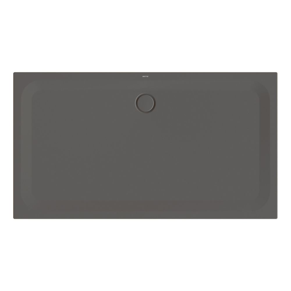 Bette Ultra Duschwanne Anthracite 1800x1000x35/30mm BetteGlasur Plus Rechteck GT-St... BETTE-5808-401PLUS 4038565512597 (Abb. 1)