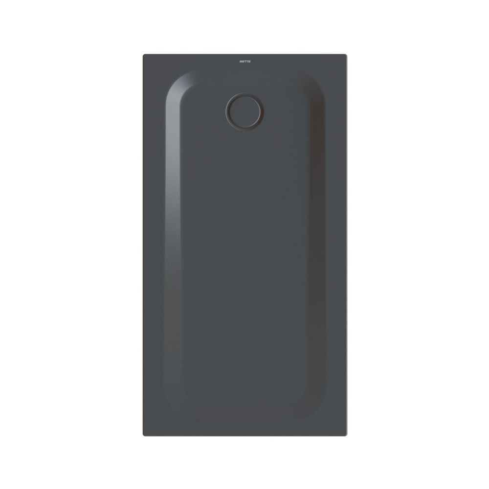 Bette Ultra Duschwanne Ebony 1400x750x35/30mm Rechteck mit Minimum-Träger GT-Stahl... BETTE-5814-035T1 4038565278554 (Abb. 1)
