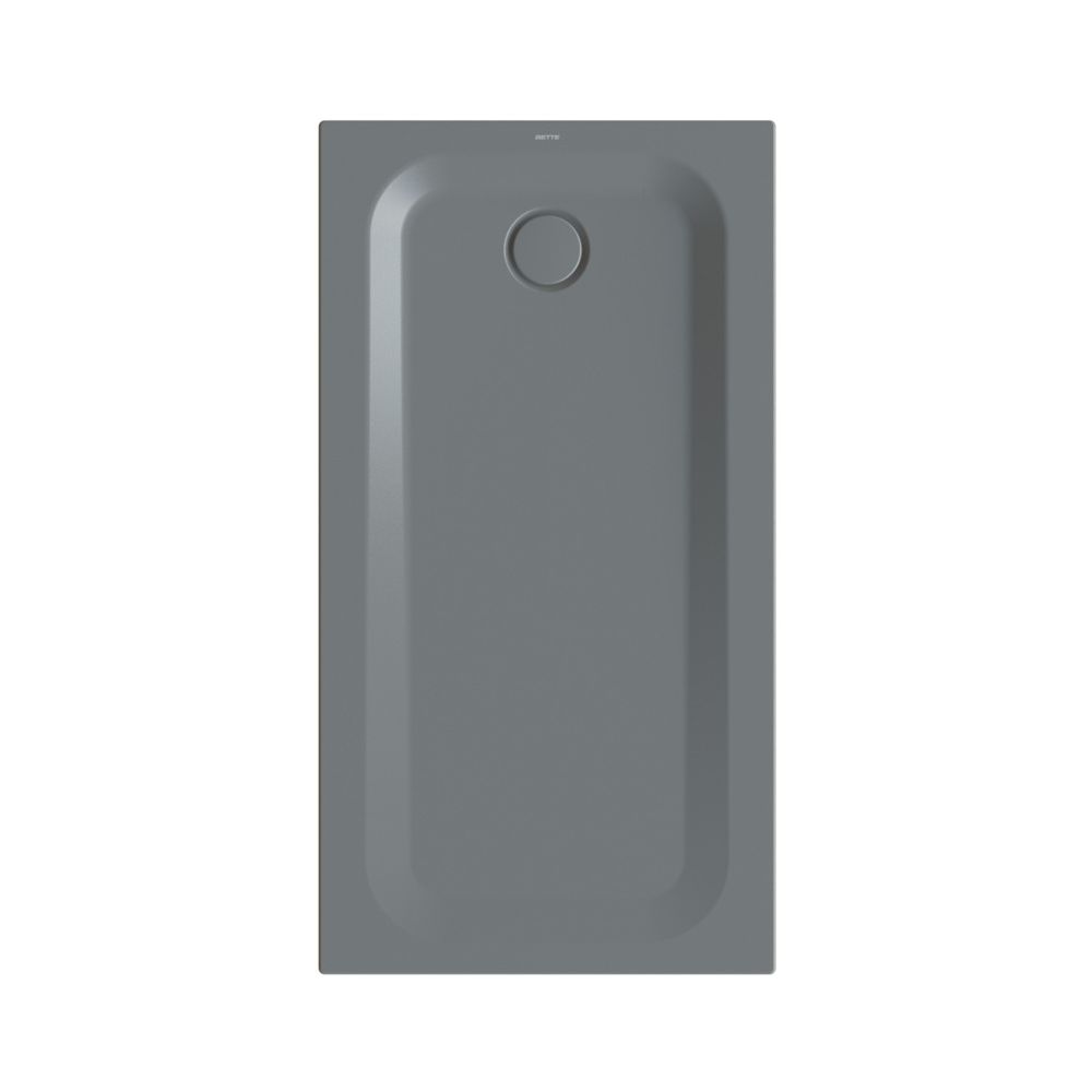 Bette Ultra Duschwanne Smoke 1400x750x35/30mm BetteGlasur Plus Rechteck GT-Stahl... BETTE-5814-403PLUS 4038565515529 (Abb. 1)