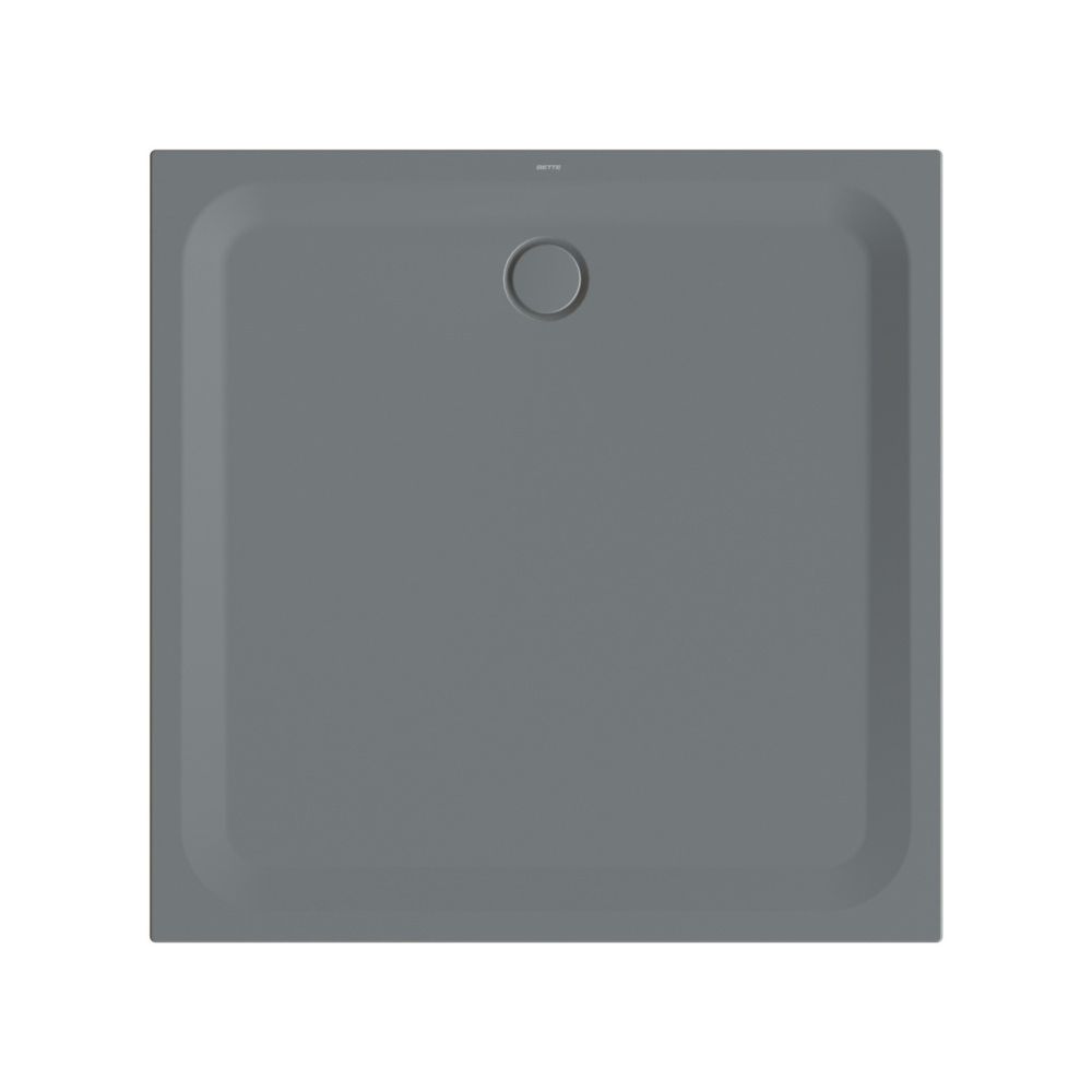 Bette Ultra Duschwanne Smoke 1300x1300x35/30mm BetteGlasur Plus Rechteck GT-Stahl... BETTE-5826-403PLUS 4038565525337 (Abb. 1)
