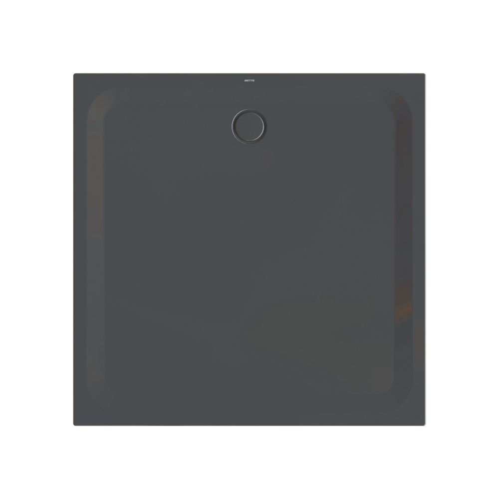 Bette Ultra Duschwanne Schwarz 1400x1400x35/30mm Rechteck mit Minimum-Träger GT-Stahl... BETTE-5828-056T1 4038565278691 (Abb. 1)