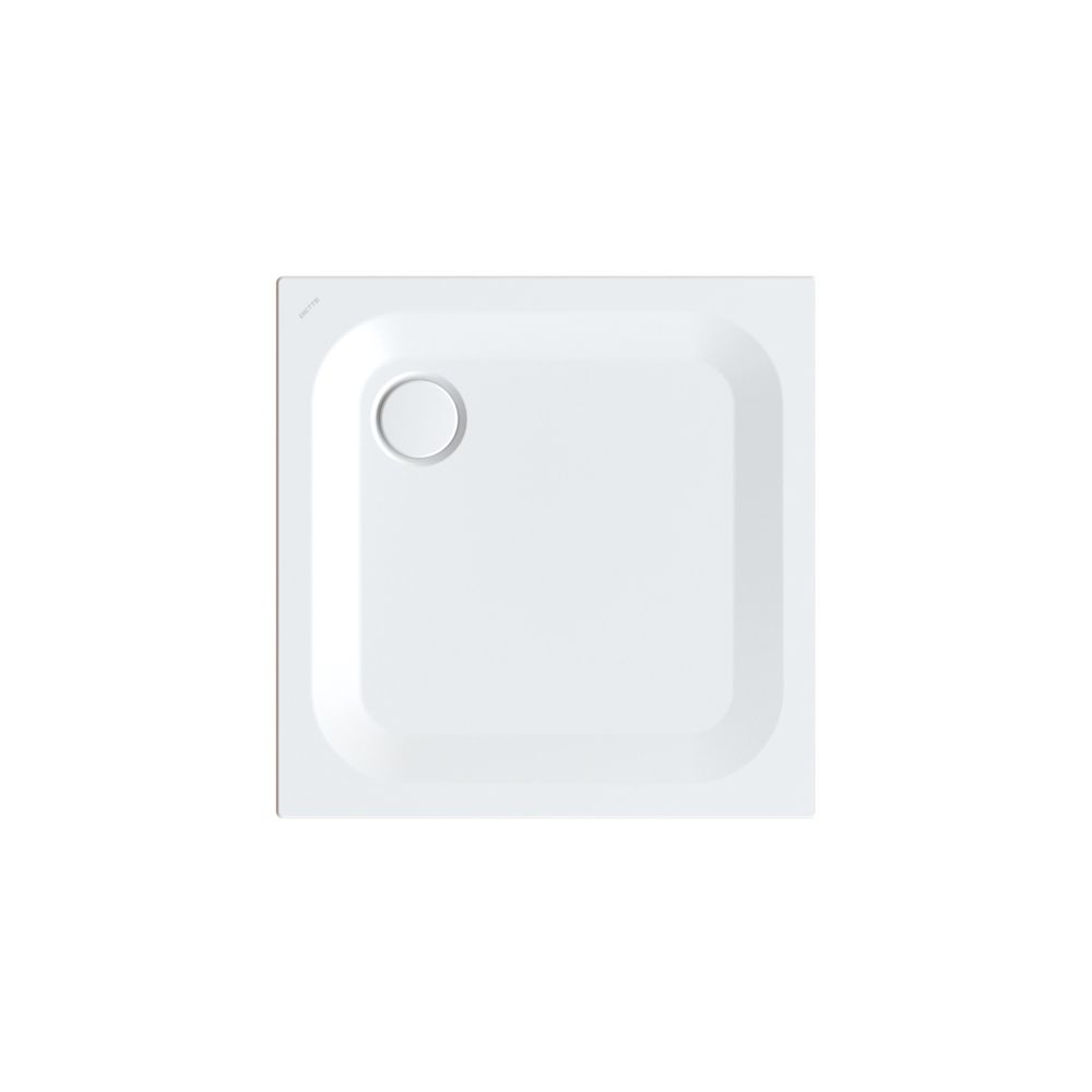 Bette Ultra Duschwanne Edelweiß 800x800x25/30mm BetteGlasur Plus Rechteck GT-Stahl... BETTE-5830-004PLUS 4038565530126 (Abb. 1)