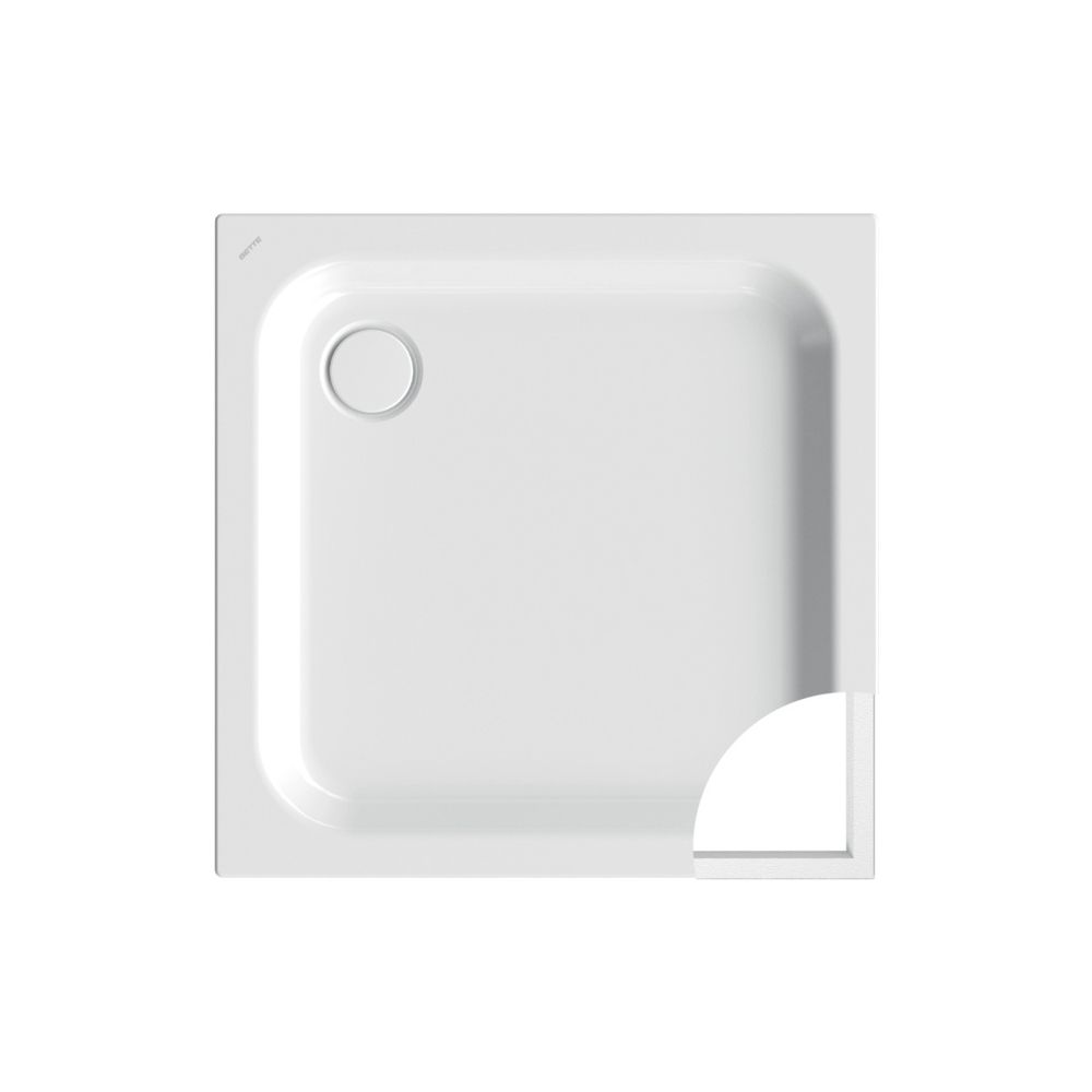 Bette Supra Duschwanne Cacao 800x800x65mm Rechteck Unterbau mit Wannenträger GT-Stahl... BETTE-5820-439T 4038565521988 (Abb. 1)