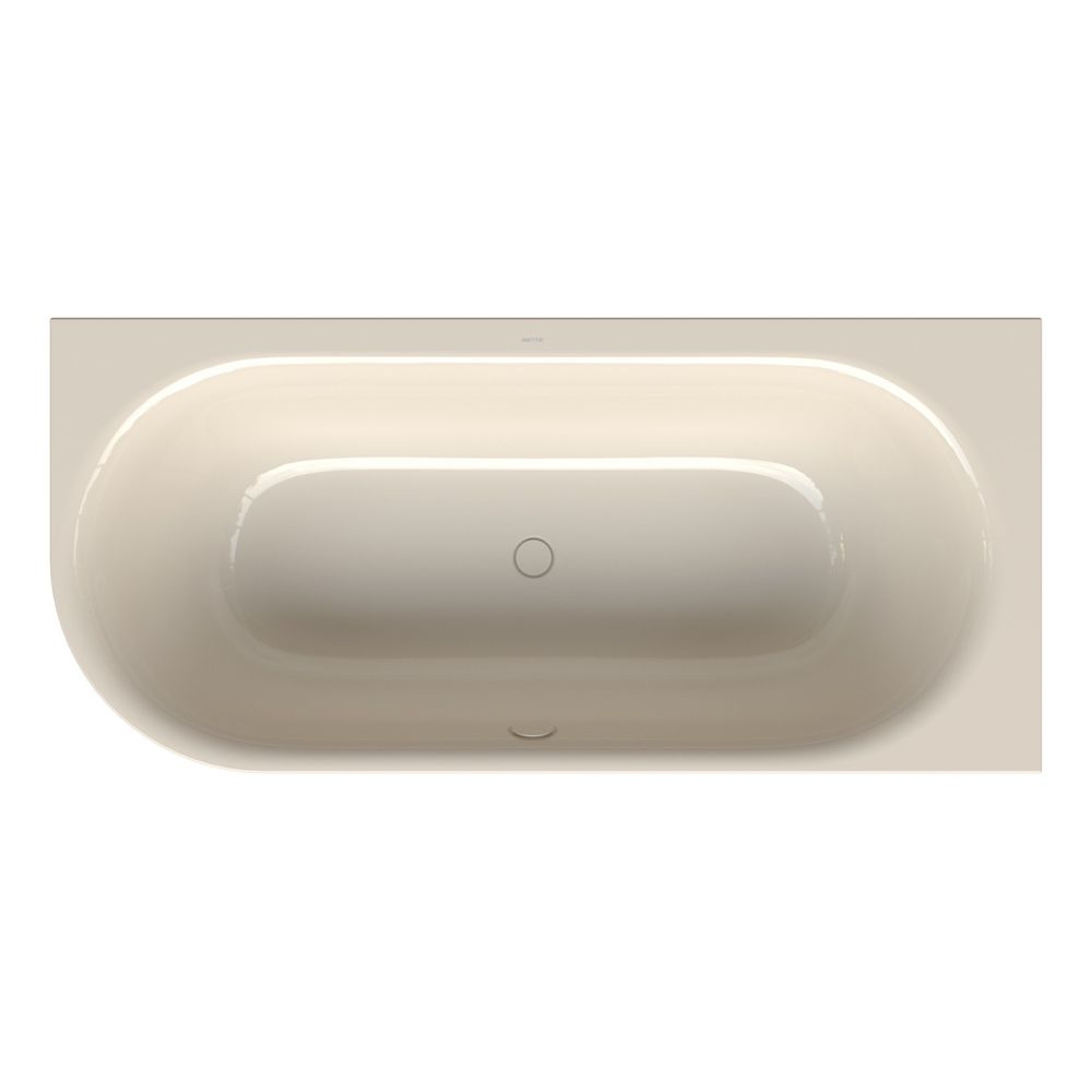 Bette Lux Oval V Silhouette Badewanne Eck Pergamon 1850x850x450/575mm Sonderform 2... BETTE-3436-001CELVS 4038565404144 (Abb. 2)