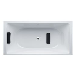 Bette Ausstattung für Badewanne Oberfläche BetteRelax Schwarz 2 Stück Zubehör GT-Stahl... BETTE-B57-0212 4038565017849 (Abb. 1)