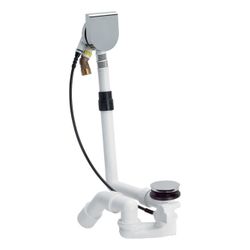 Bette Ab- und Überlaufgarnitur Plus 5 mit Zulauf d. 52mm 560mm für Badewanne Zubehör... BETTE-B618-901 4038565077515 (Abb. 1)