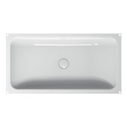 Bette One Waschtisch Silver 587x408x130/2mm Rechteck Unterbau GT-Stahl... BETTE-A136-410 4038565248984 (Abb. 1)