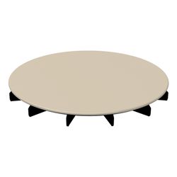 Bette Ablaufdeckel glasiert für BetteAir Beige 210x210x25mm BetteAntirutsch Pro Ersat... BETTE-Y102-422AY 4038565186453 (Abb. 1)