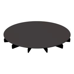 Bette Ablaufdeckel glasiert für BetteAir Smoke 210x210x25mm BetteAntirutsch Pro Ersat... BETTE-Y102-403AY 4038565186262 (Abb. 1)