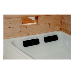 Bette Ausstattung für Badewanne Oberfläche BetteRelax Schwarz 2 Stück Zubehör GT-Stahl... BETTE-B57-0212 4038565017849 (Abb. 1)