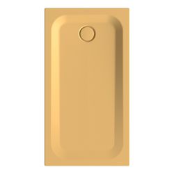 Bette Ultra Duschwanne Curry 1300x700x35mm mit Wannenträger Rechteck GT-Stahl... BETTE-5784-040T1 4038565278295 (Abb. 1)