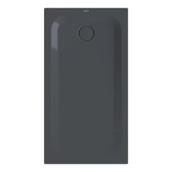 Bette Ultra Duschwanne Schwarz 1300x700x35mm Rechteck mit Minimum-Träger GT-Stahl... BETTE-5784-056T1 4038565278301 (Abb. 1)