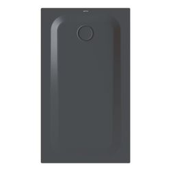 Bette Ultra Duschwanne Ebony 1300x750x35mm mit Wannenträger Rechteck GT-Stahl... BETTE-5785-035T1 4038565278349 (Abb. 1)