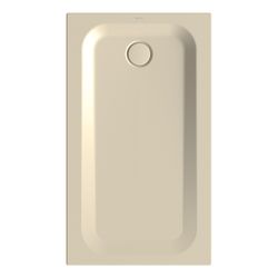 Bette Ultra Duschwanne Cream 1300x750x35mm mit Wannenträger Rechteck GT-Stahl... BETTE-5785-441T1 4038565486164 (Abb. 1)