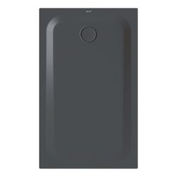 Bette Ultra Duschwanne Ebony 1300x800x35/30mm Rechteck mit Minimum-Träger GT-Stahl... BETTE-5786-035T1 4038565278394 (Abb. 1)