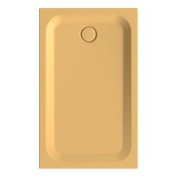 Bette Ultra Duschwanne Curry 1300x800x35/30mm Rechteck mit Minimum-Träger GT-Stahl... BETTE-5786-040T1 4038565278400 (Abb. 1)