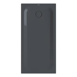 Bette Ultra Duschwanne Schwarz 1400x700x35/30mm Rechteck mit Minimum-Träger GT-Stahl... BETTE-5824-056T1 4038565278615 (Abb. 1)
