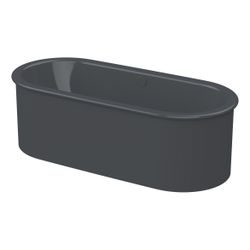 Bette Suno Oval Badewanne Schwarz 1775x775x420mm 2-Sitzer GT-Stahl... BETTE-2740-056CFXXSR 4038565201095 (Abb. 1)