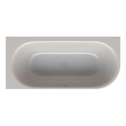 Bette Lux Oval IV Silhouette Badewanne Eck Dust 1750x800x450/575mm Sonderform 2-Si... BETTE-3425-413CERVS 4038565237445 (Abb. 1)