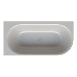 Bette Lux Oval IV Silhouette Badewanne Eck Flanell 1950x950x450/575mm Sonderform 2... BETTE-3427-008CERVS 4038565237742 (Abb. 1)