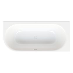 Bette Lux Oval V Silhouette Badewanne Eck Weiß 1750x800x450/575mm Sonderform 2-Sit... BETTE-3435-000CELVS 4038565081444 (Abb. 1)