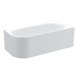 Bette Lux Oval V Silhouette Badewanne Eck Weiß 1750x800x450/575mm Sonderform 2-Sit... BETTE-3435-000CELVS 4038565081444 (Abb. 1)