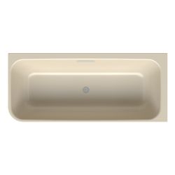 Bette Art V Badewanne Eck Cream 1850x800x420/560mm Sonderform 2-Sitzer GT-Stahl... BETTE-3480-441CELHK 4038565211414 (Abb. 1)