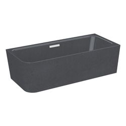 Bette Art V Badewanne Eck Midnight 1850x800x420/560mm Sonderform 2-Sitzer GT-Stahl... BETTE-3480-790CELHK 4038565407053 (Abb. 1)