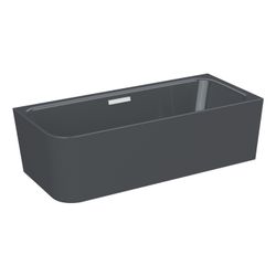 Bette Art V Badewanne Eck Schwarz 1850x800x420/560mm Sonderform 2-Sitzer GT-Stahl... BETTE-3480-056CELHK 4038565406933 (Abb. 1)