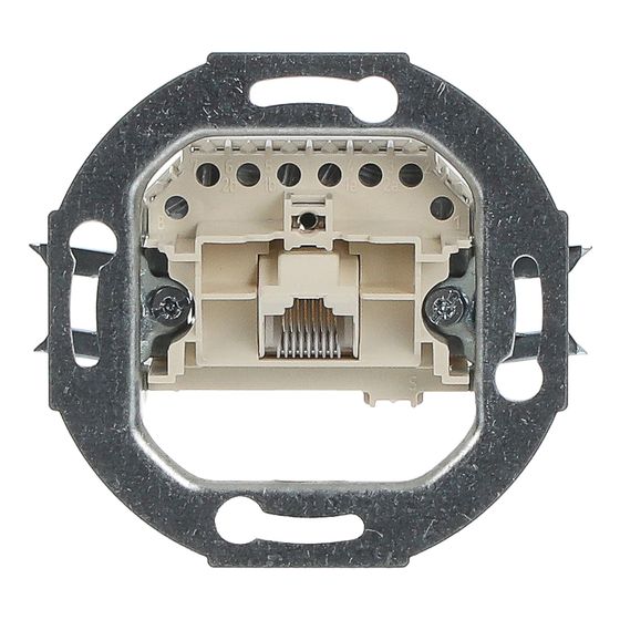 Busch Jäger UP Anschlussdose UAE 0213 8-polig RJ 11/12 RJ 45 ISDN-fähig Kat 3