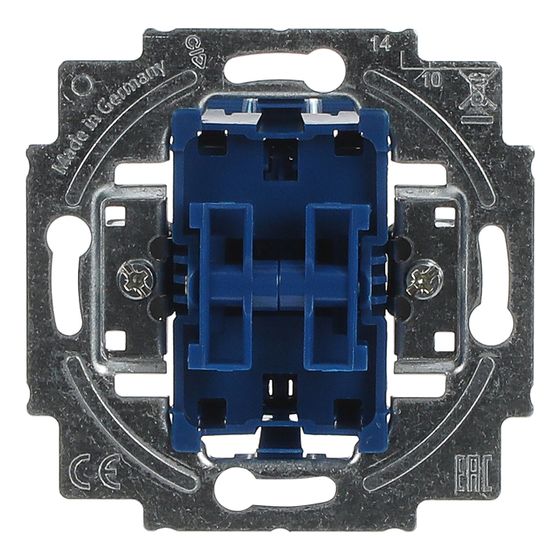 Busch Jäger Wippschalter-Einsatz 2000/6/6US-101 2x Wechsel 10A