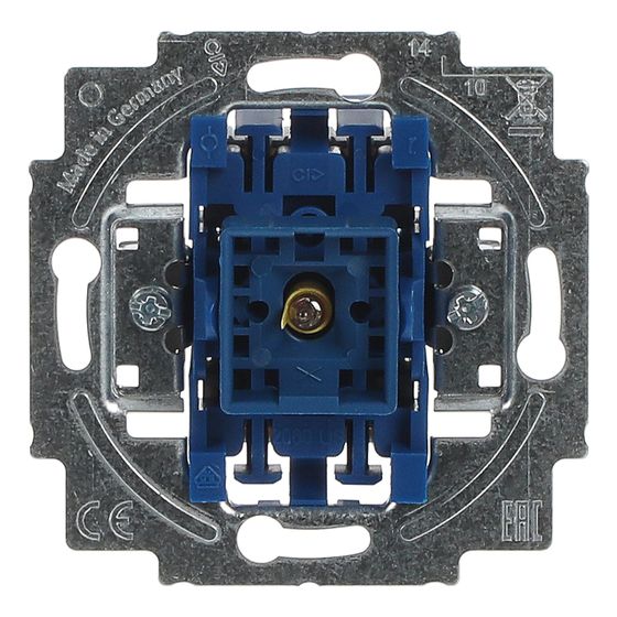Busch Jäger UP Kontroll 2000/2UK Ausschalter Kontrollschalter 2-polig mit Glimmlampe 10 A
