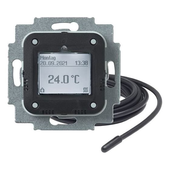 Busch Jäger Raumtemperaturregler 1098 UF-102 Elektronischer Raumtemperaturregler mit Fernfühler