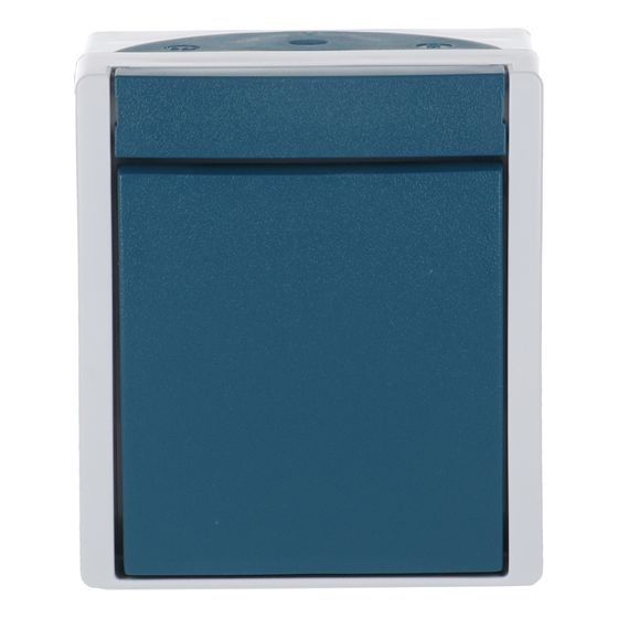 Busch Jäger APWG ocean Aus- und Wechselschalter 2601/6W-53 grau/blaugrün