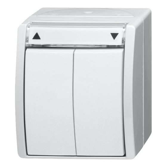 Busch Jäger APWG ocean Jalousie 2601/4W-54 1polig Schalter alpinweiss